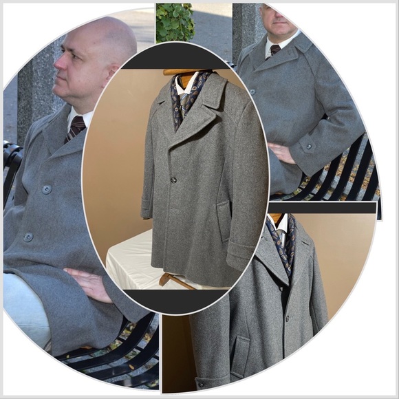 Reliable Clothing of Canada size 46/56EU/XL wool blend car coat - Picture 3 of 13